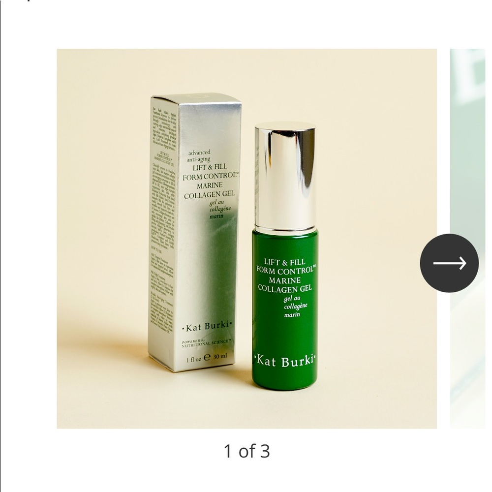 Kat Burki Form Control Marine Collagen Gel